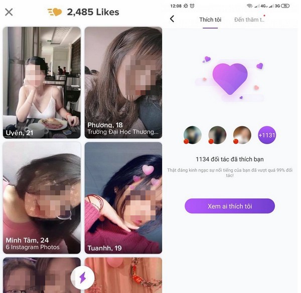 Các ứng dụng hẹn hò cho phép nam nữ kết đôi không giới hạn với người khác, miễn là người dùng có đủ thời gian và nạp tiền lên VIP. Các ứng dụng hẹn hò cho phép nam nữ kết đôi không giới hạn với người khác, miễn là người dùng có đủ thời gian và nạp tiền lên VIP.