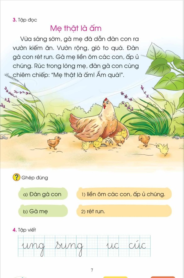 Bài đọc này thay thế cho bài &quot;Hai con ngựa&quot; mà dư luận phản ánh thời gian qua.