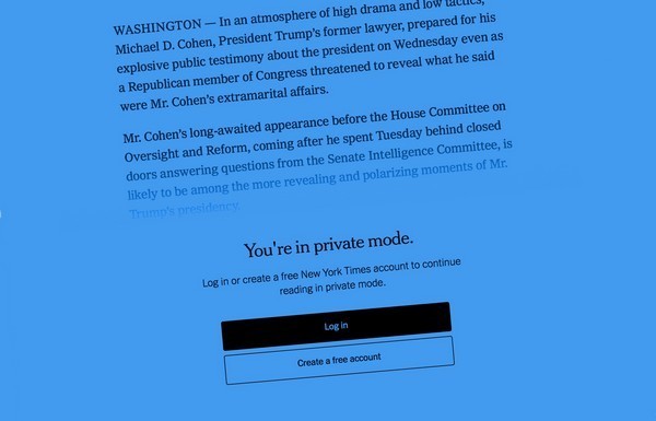 Một số cơ quan thu phí phải nâng cấp hệ thống chống lại chế độ ẩn danh trên trình duyệt.