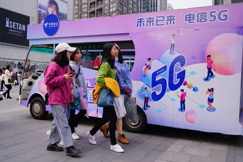 5G đang ngày một phổ biến tại Trung Quốc. Ảnh: SCMP. 5G đang ngày một phổ biến tại Trung Quốc. Ảnh: SCMP.