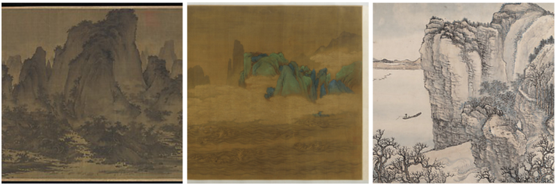 Tranh thuỷ mặc do AI - SAPGAN vẽ.