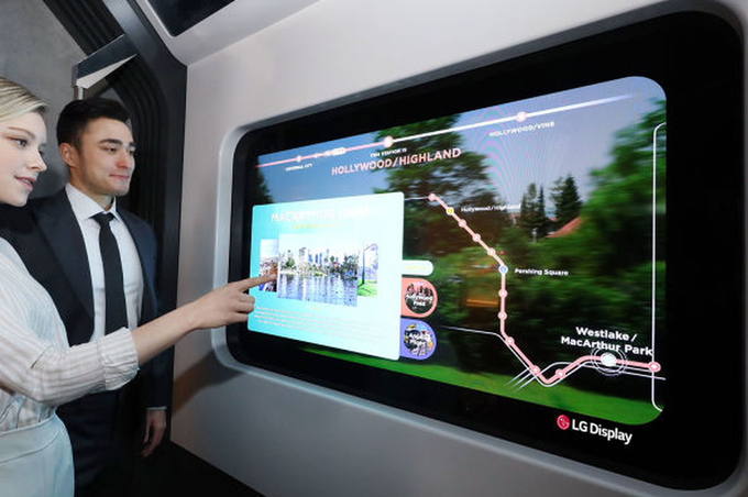 Ý tưởng TV trong suốt của LG. Ý tưởng TV trong suốt của LG.