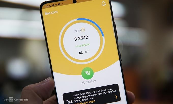 Các ứng dụng như Bee Network có cách thức "đào" giống hệt Pi Network. Ảnh: Lưu Quý Các ứng dụng như Bee Network có cách thức "đào" giống hệt Pi Network. Ảnh: Lưu Quý