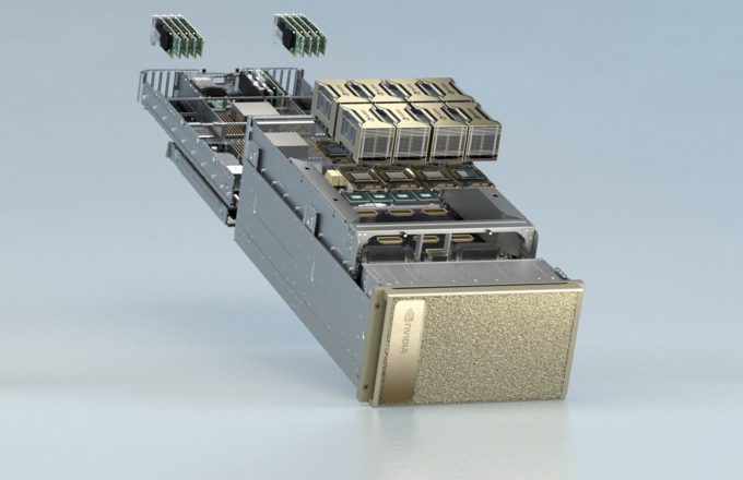 Các nhà khoa học Trung Quốc đã sử dụng bộ vi xử lý đồ họa Nvidia V100 và A100 cho cuộc thử nghiệm. Ảnh: Nvidia. Các nhà khoa học Trung Quốc đã sử dụng bộ vi xử lý đồ họa Nvidia V100 và A100 cho cuộc thử nghiệm. Ảnh: Nvidia.