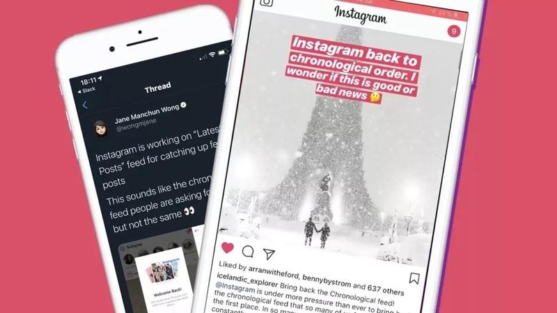 Người dùng phản ánh thuật toán mới của Instagram, yêu cầu ứng dụng mang lại tính năng hiển thị ảnh theo thứ tự thời gian. Ảnh: Techradar.