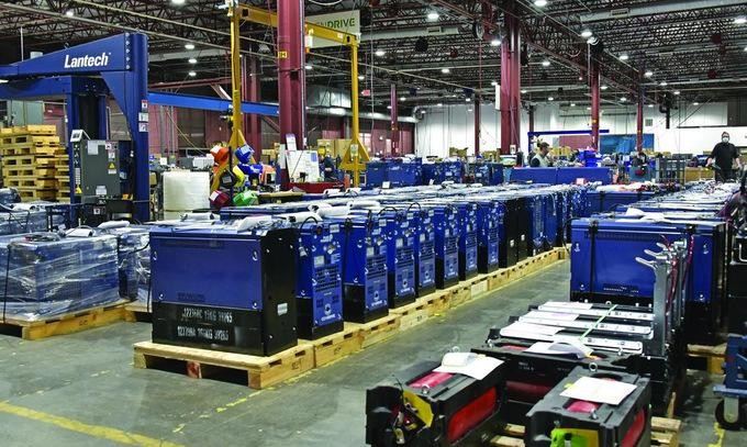 Các hệ thống pin nhiên liệu trong nhà máy của Power Plug. Ảnh: Power Plug. Các hệ thống pin nhiên liệu trong nhà máy của Power Plug. Ảnh: Power Plug.