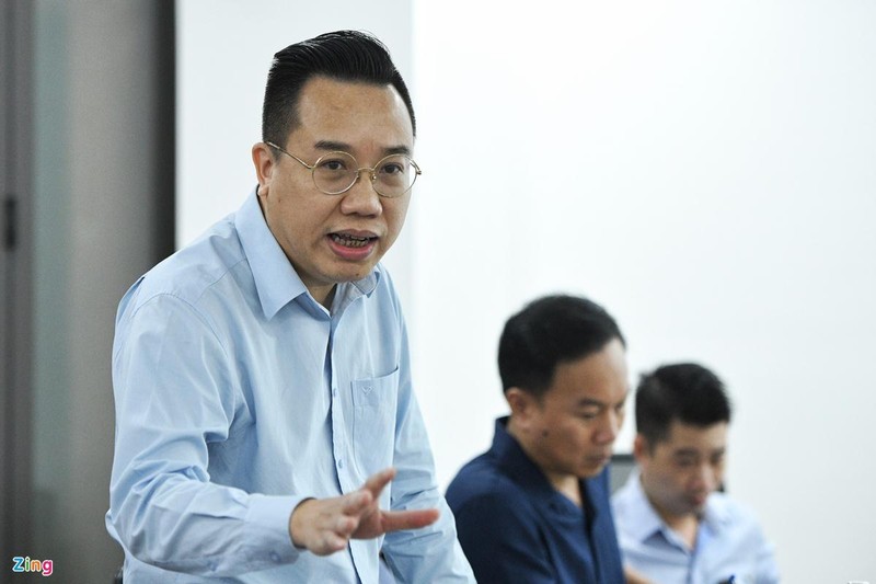 Ông Nguyễn Nguyên - Cục trưởng Cục Xuất bản, In và Phát hành - tại buổi thảo luận. Ảnh: Thạch Thảo. Ông Nguyễn Nguyên - Cục trưởng Cục Xuất bản, In và Phát hành - tại buổi thảo luận. Ảnh: Thạch Thảo.