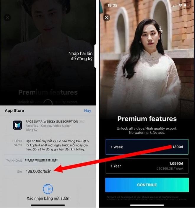 Cách hiển thị mức giá phiên bản chuyên nghiệp của FacePlay có thể khiến nhiều người hiểu lầm và chấp nhận chi tiền. Cách hiển thị mức giá phiên bản chuyên nghiệp của FacePlay có thể khiến nhiều người hiểu lầm và chấp nhận chi tiền.