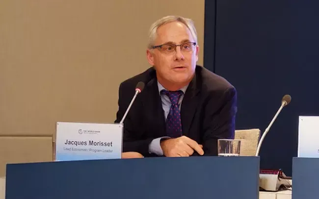Ông Jacques Morisset - Chuyên gia Kinh tế trưởng và Quản lý Chương trình Kinh tế Vĩ mô, Thương mại và Đầu tư của Ngân hàng Thế giới tại Việt Nam.