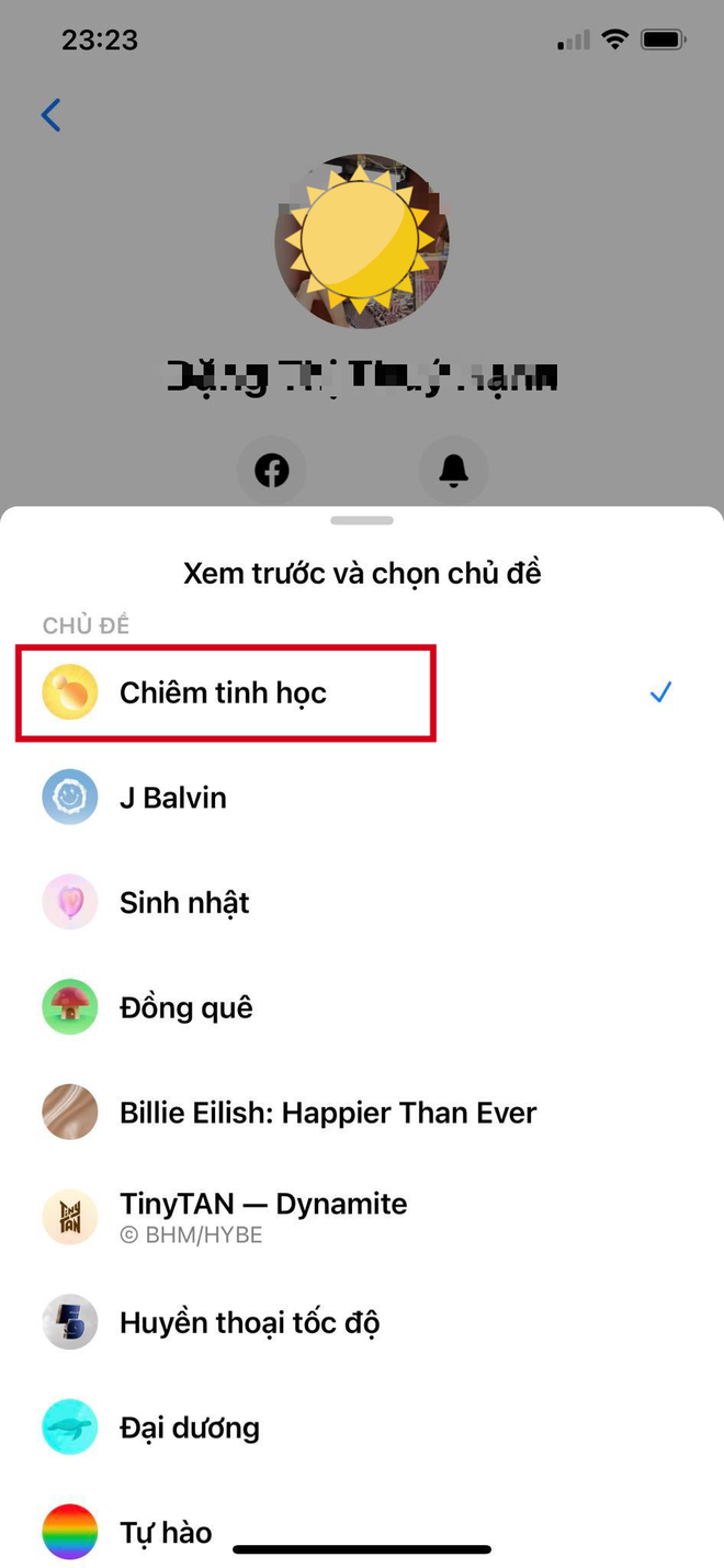 Messenger vừa update thêm theme mới siêu xinh, dành cho hội đam mê chiêm tinh học ảnh 6