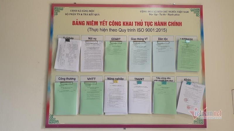 Tất cả những dịch vụ hành chính này sẽ được số hoá sau khi Sảng Mộc xây dựng xong được hạ tầng cho việc chuyển đổi số.