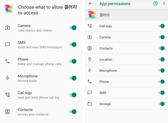 Những ứng dụng PhoneSpy yêu cầu rất nhiều quyền truy cập vào thông tin trên thiết bị (Ảnh: Zimperium). Những ứng dụng PhoneSpy yêu cầu rất nhiều quyền truy cập vào thông tin trên thiết bị (Ảnh: Zimperium).