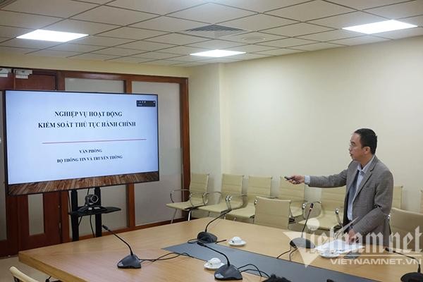 Ông Phan Quốc Vinh - Trưởng phòng Kiểm soát TTHC (Bộ TT&TT). Ảnh: Trọng Đạt