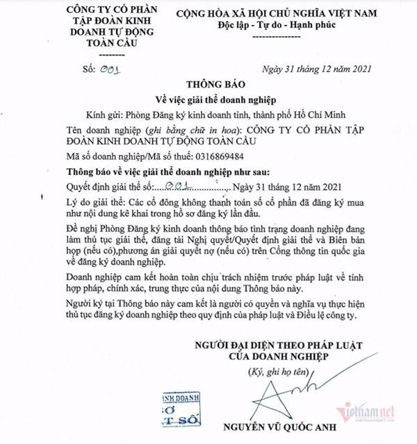 Cái kết chóng vánh của siêu tập đoàn công nghệ 500.000 tỷ.