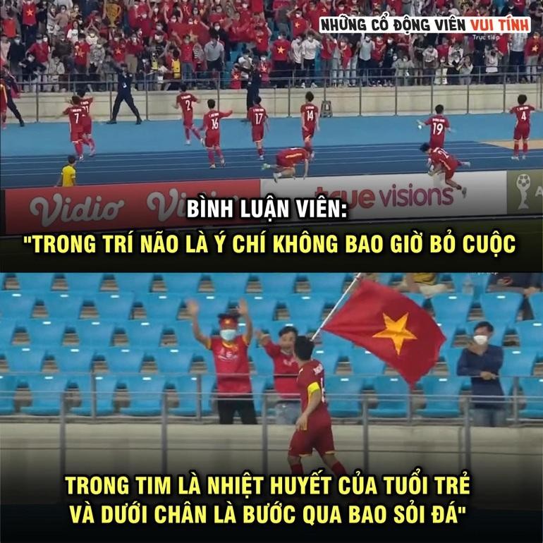 Một kỷ niệm đẹp của tuổi thanh xuân (Ảnh: Những cổ động viên vui tính).