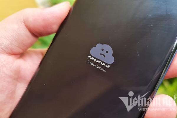 Ứng dụng Facebook gặp sự cố nghiêm trọng sáng 1/3. Ảnh: Trọng Đạt