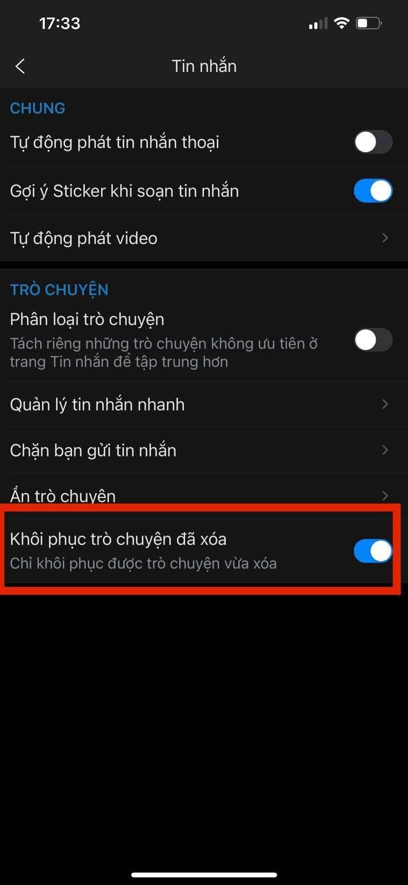 Cách khôi phục tin nhắn đã xoá trên Zalo chỉ trong nháy mắt - Ảnh 3.