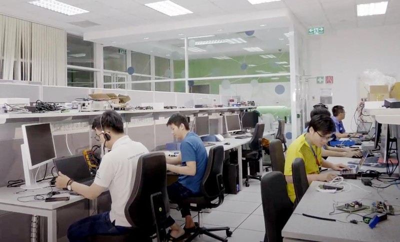 Các tài năng trẻ về CNTT sẽ góp phần trí tuệ tại những trung tâm phần mềm ở Hà Nội. Bosch