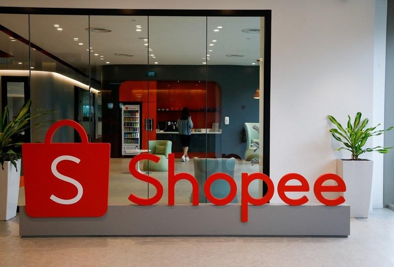 Văn phòng Shopee tại Singapore tháng 3/2021. (Ảnh: Reuters) Văn phòng Shopee tại Singapore tháng 3/2021. (Ảnh: Reuters)