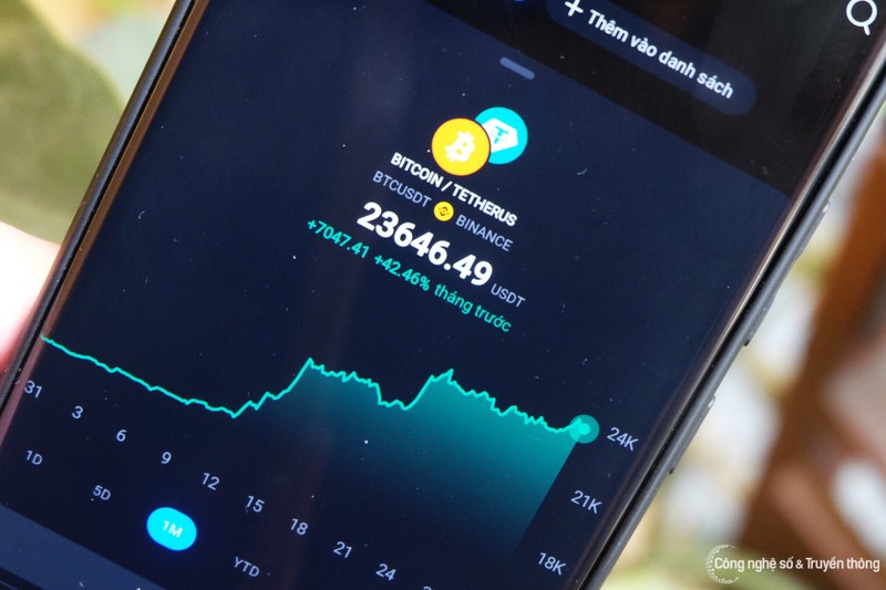 Giá Bitcoin đã tăng gấp rưỡi chỉ trong một tháng trở lại đây. Ảnh: Trọng Đạt