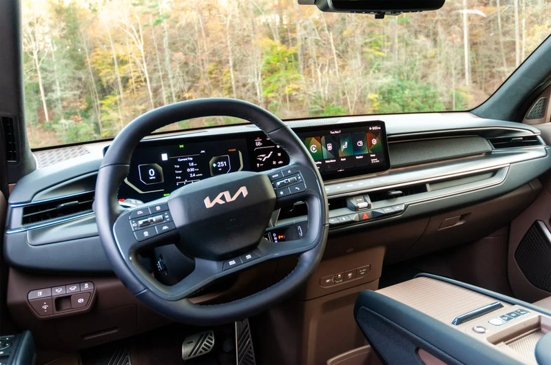 Cụm màn hình trên Kia EV9 2024