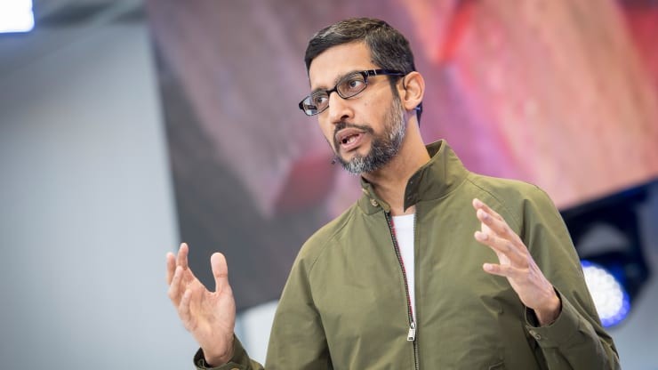 CEO Google Sundar Pichai. Ảnh: CNBC Ảnh: CNBC