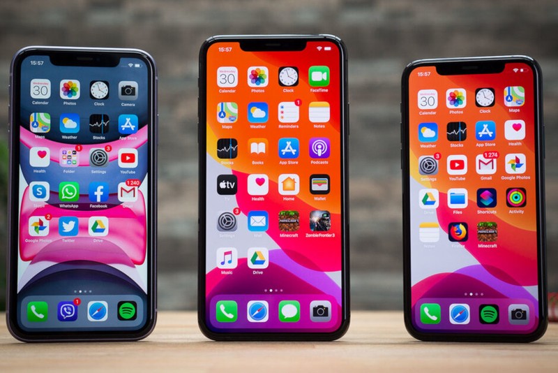 iPhone 11 chủ yếu sử dụng màn hình OLED do Samsung cung cấp. (Ảnh: Phone Arena) Ảnh: Phone Arena