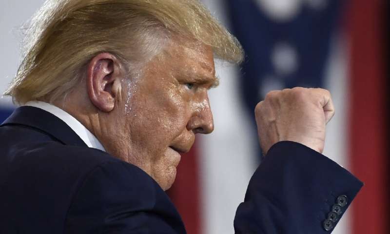 Tổng thống Mỹ Donald Trump. (Ảnh: Tech Xplore) Ảnh: Tech Xplore