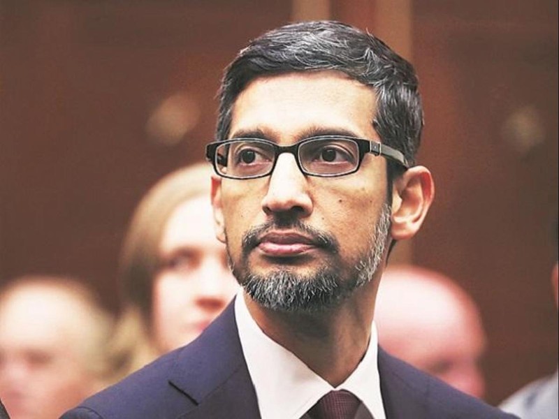 CEO Google Sundar Pichai. (Ảnh: Business Standard) Ảnh: Business Standard
