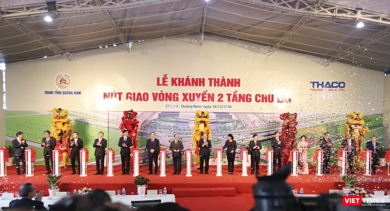 Sáng 16/12 Thaco chính thức khánh thành nút giao thông và trao tặng cho UBND tỉnh Quảng Nam khai thác vận hành Sáng 16/12 Thaco chính thức khánh thành nút giao thông và trao tặng cho UBND tỉnh Quảng Nam khai thác vận hành