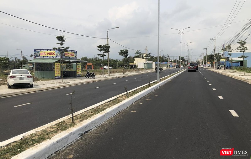 Tuyến đường nối ĐT603A với ĐT607 (Km2+487,78 đến Km4+378,85) dài 1.9km được UBND tỉnh Quảng Nam đổi hơn 105ha đất không qua đấu thầu