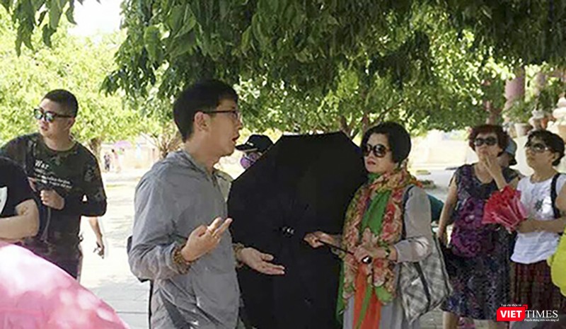 Một trường hợp hướng dẫn viên người Trung Quốc hoạt động trái phép bị cơ quan phát hiện