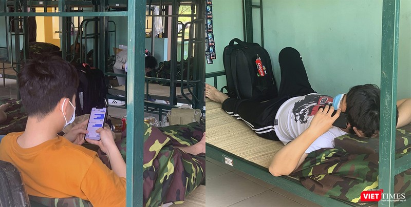 Công dân Việt Nam cách ly tại trung tâm được sử dụng điện thoại, kết nối với bên ngoài