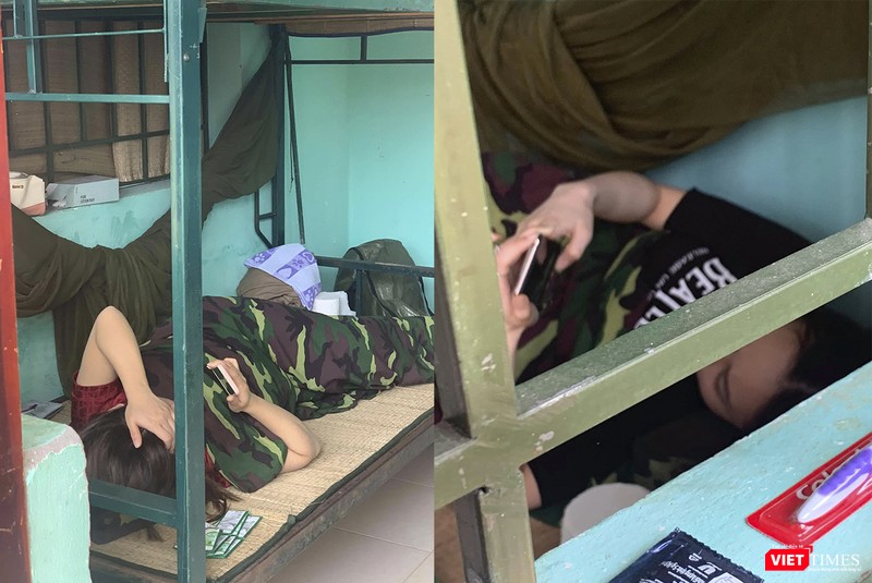 Lướt internet cập nhật thông tin và liên lạc với gia đình, người thân