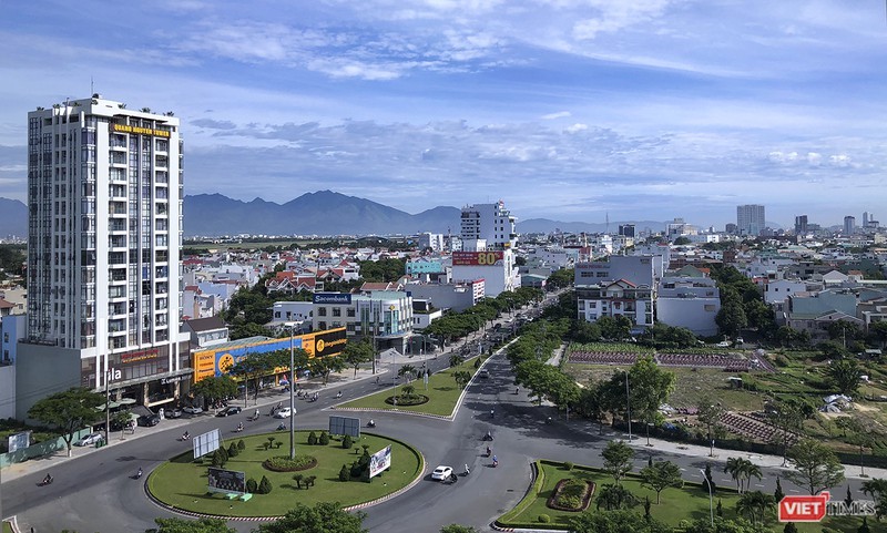 Một góc đô thị Đà Nẵng nhìn trên cao Một góc đô thị Đà Nẵng nhìn trên cao