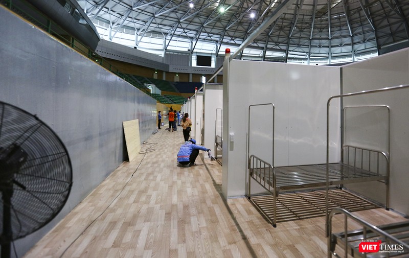 Một dãy buồng bệnh sắp hoàn thiện