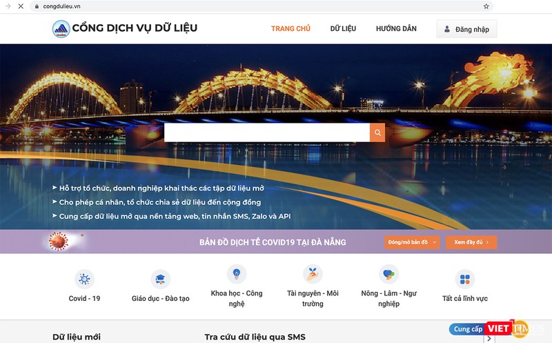 Cổng Dịch vụ dữ liệu TP. Đà Nẵng đoạt giải thưởng chuyển đổi số năm 2020 của Hội Truyền thông số Việt Nam Cổng Dịch vụ dữ liệu TP. Đà Nẵng đoạt giải thưởng chuyển đổi số năm 2020 của Hội Truyền thông số Việt Nam