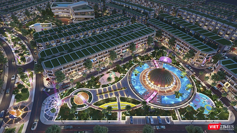 Tổng thể dự án với hạ tầng giao thông, các tiện ích được quy hoạch đồng bộ Tổng thể dự án với hạ tầng giao thông, các tiện ích được quy hoạch đồng bộ