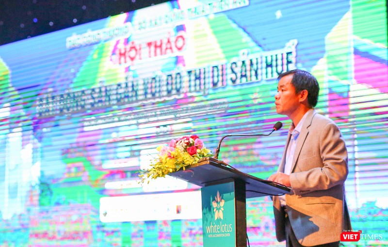Ông Nguyễn Văn Phương – Phó Chủ tịch UBND tỉnh Thừa Thiên Huế phát biểu khai mạc hội thảo