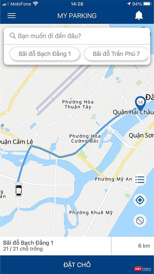 Ứng dụng My Parking được Đà Nẵng áp dụng để thu phí đậu đỗ xe Ứng dụng My Parking được Đà Nẵng áp dụng để thu phí đậu đỗ xe