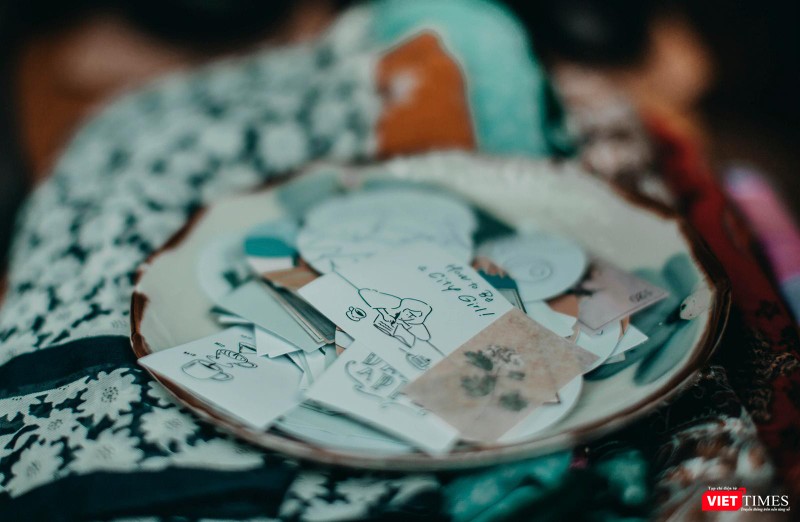 Mẫu thiệp nhỏ làm bằng tay