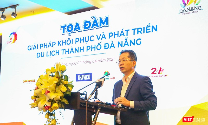 Ông Nguyễn Văn Quảng - Bí thư Thành uỷ Đà Nẵng phát biển tại toạ đàm Giải pháp khôi phục và phát triển du lịch TP Đà Nẵng diễn ra ngày 1/4/2021 Ông Nguyễn Văn Quảng - Bí thư Thành uỷ Đà Nẵng phát biển tại toạ đàm Giải pháp khôi phục và phát triển du lịch TP Đà Nẵng diễn ra ngày 1/4/2021