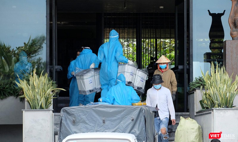 Tại khu cách ly, công tác chuẩn bị đón tiếp đã hoàn tất