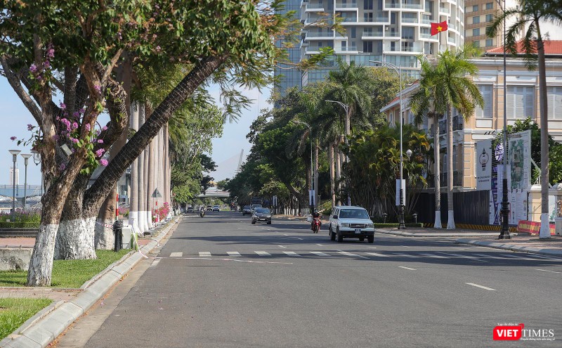 Đường Bạch Đằng chiều ngày 10/8