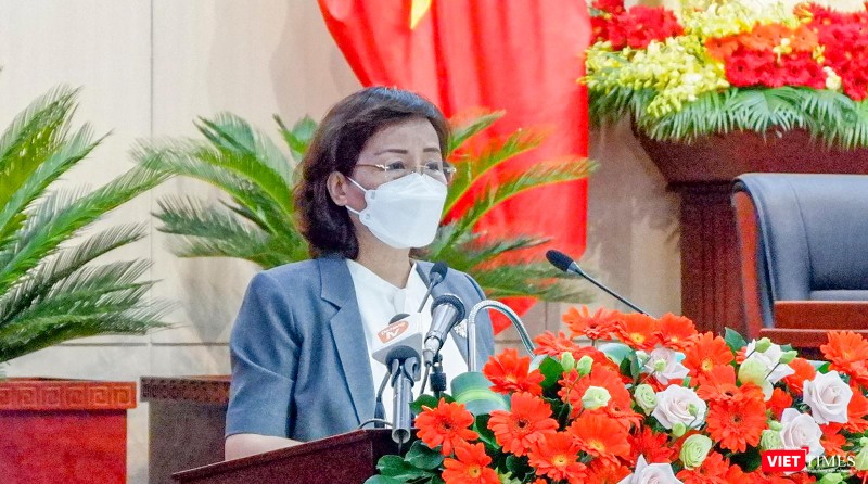 Bà Ngô Thị KIm Yến - Giám đốc Sở Y tế Đà Nẵng trả lời chất vấn tại Kỳ họp thứ 2 HĐND TP Đà Nẵng khoá X, nhiệm kỳ 2021-2026 diễn ra ngày 12/8. Bà Ngô Thị KIm Yến - Giám đốc Sở Y tế Đà Nẵng trả lời chất vấn tại Kỳ họp thứ 2 HĐND TP Đà Nẵng khoá X, nhiệm kỳ 2021-2026 diễn ra ngày 12/8.