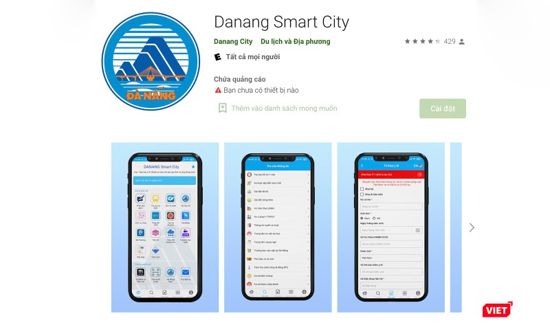 Ứng dụng Danang Smart City Ứng dụng Danang Smart City