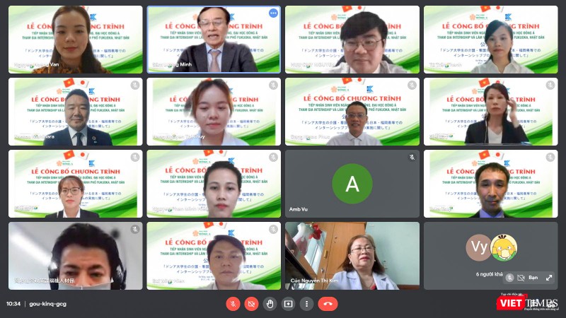 Đại diện TP Fukuoka, các doanh nghiệp Nhật Bản và sinh viên tham dự chương trình thực tập và làm việc tại TP Fukuoka Đại diện TP Fukuoka, các doanh nghiệp Nhật Bản và sinh viên tham dự chương trình thực tập và làm việc tại TP Fukuoka