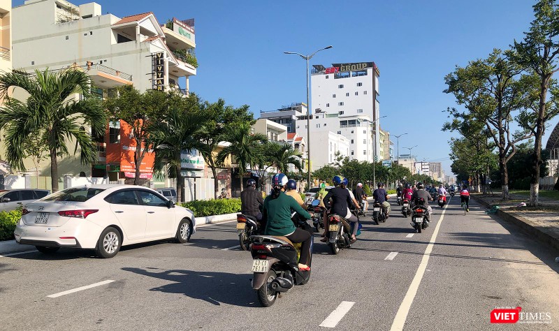 Đường 2 tháng 9 trong sáng ngày 30/9