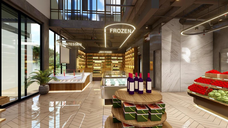 Không gian mua sắm bên trong hệ thống tiện ích Regal Food sắp được khánh thành Không gian mua sắm bên trong hệ thống tiện ích Regal Food sắp được khánh thành