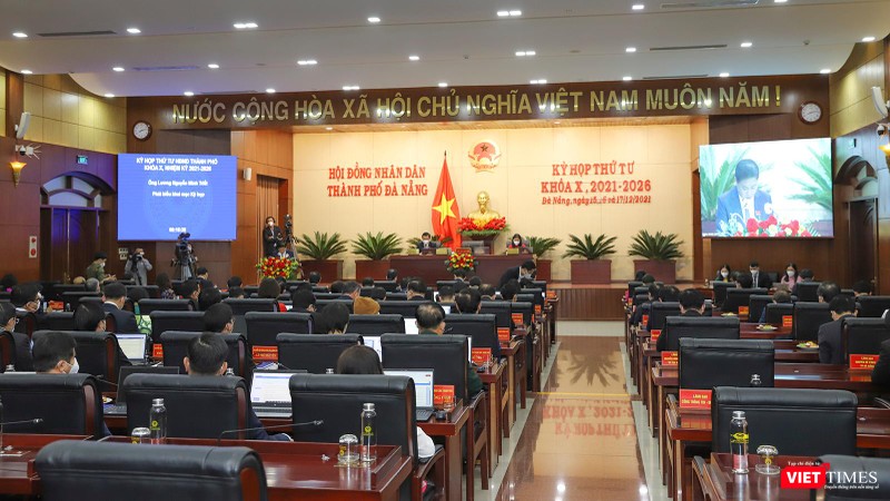 Quang cảnh phiên khai mạc kỳ họp thứ 4 HĐND TP Đà Nẵng khóa X nhiệm kỳ 2021-2026 diễn ra sáng ngày 15/12 Quang cảnh phiên khai mạc kỳ họp thứ 4 HĐND TP Đà Nẵng khóa X nhiệm kỳ 2021-2026 diễn ra sáng ngày 15/12